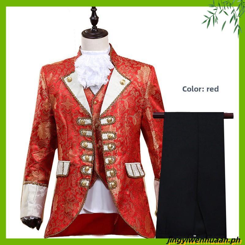 [FCS] European Men's Court Dress Performance Costume Prince White Horse ...