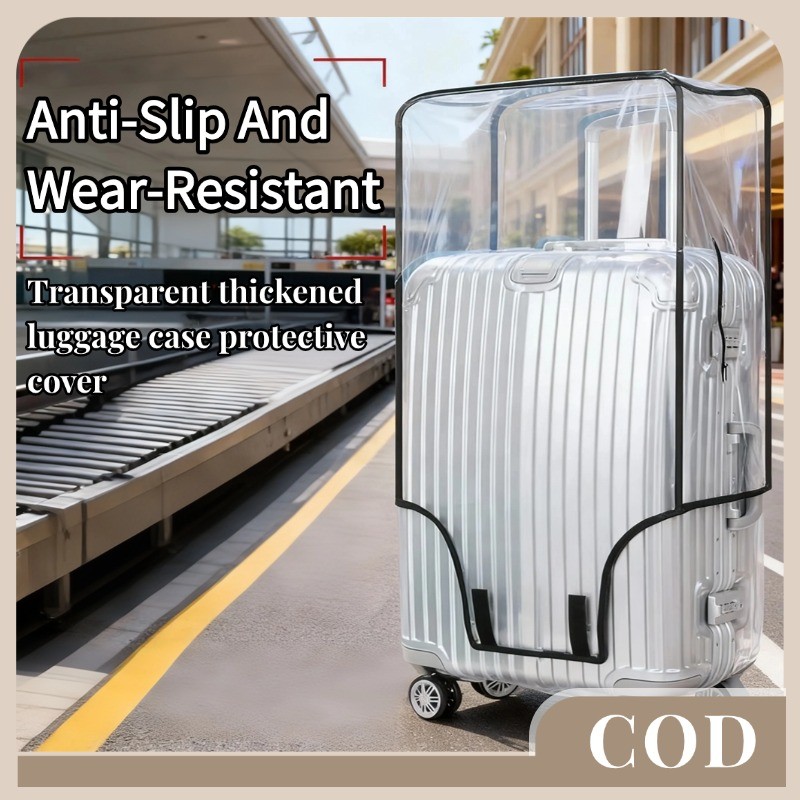 Thick Transparent Luggage Cover Protector Waterproof Dustproof Travel ...
