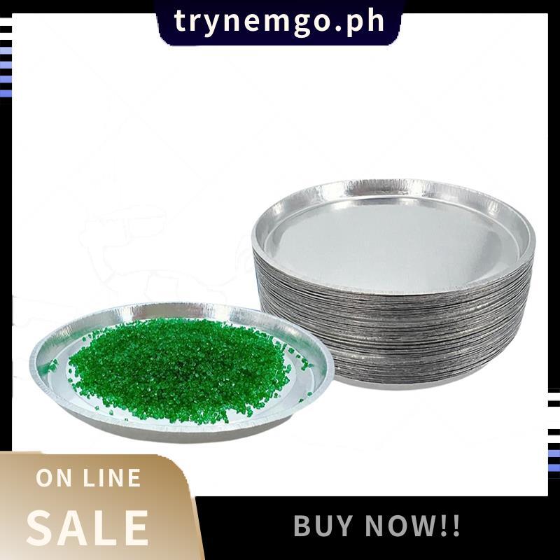 Available 50 Pcs Aluminum Sample Pans Disposable Round Lab Trays for ...