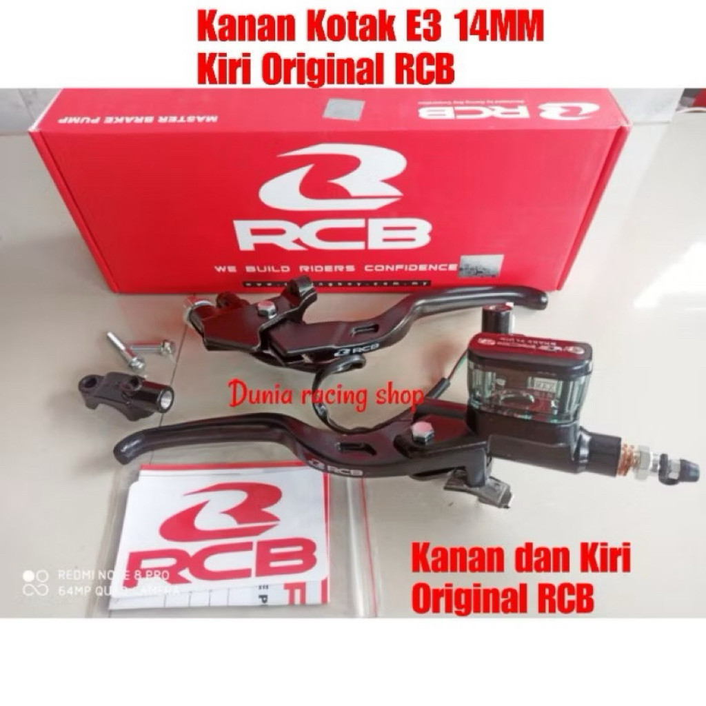 RCB right brake master Oval 14mm Box 12.7mm Master RCB E2 E3 Handle ...