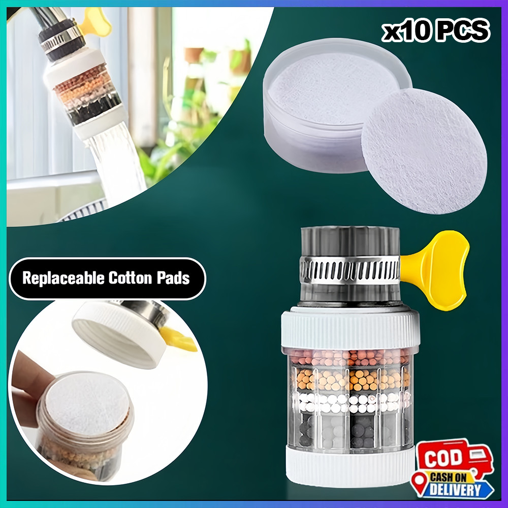 Faucet Filter Water +10 Filter Paper Saving Kitchen Splash Proof Water ...