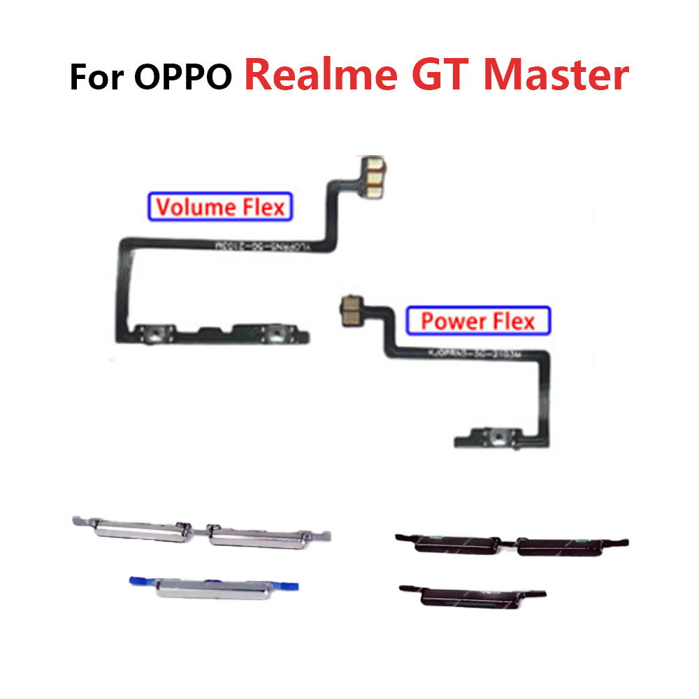 Power on off Button Volume Keys Button Flex Cable For Oppo Realme GT ...