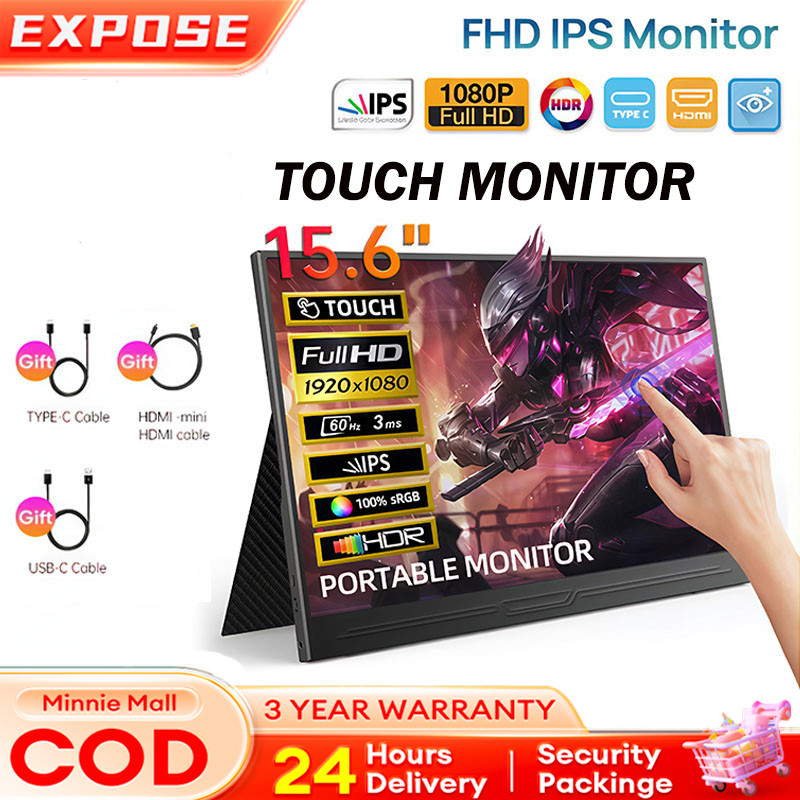 EXPOSE Portable Monitor for Laptop 15.6