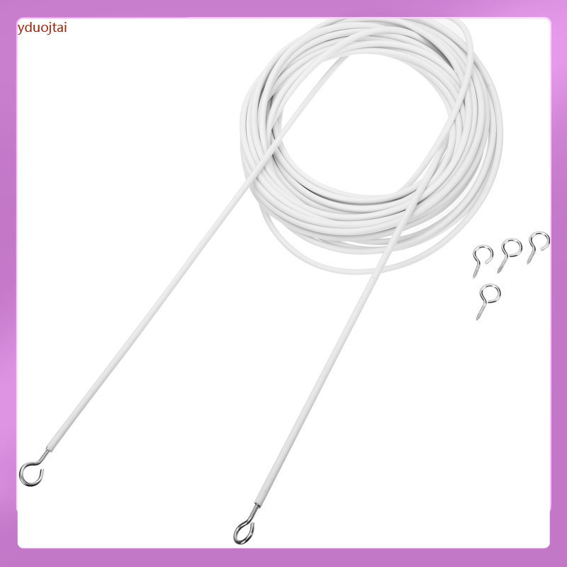 Curtain Hanging Tool Hanger Wire Ropes for Drapes Window with Hooks ...