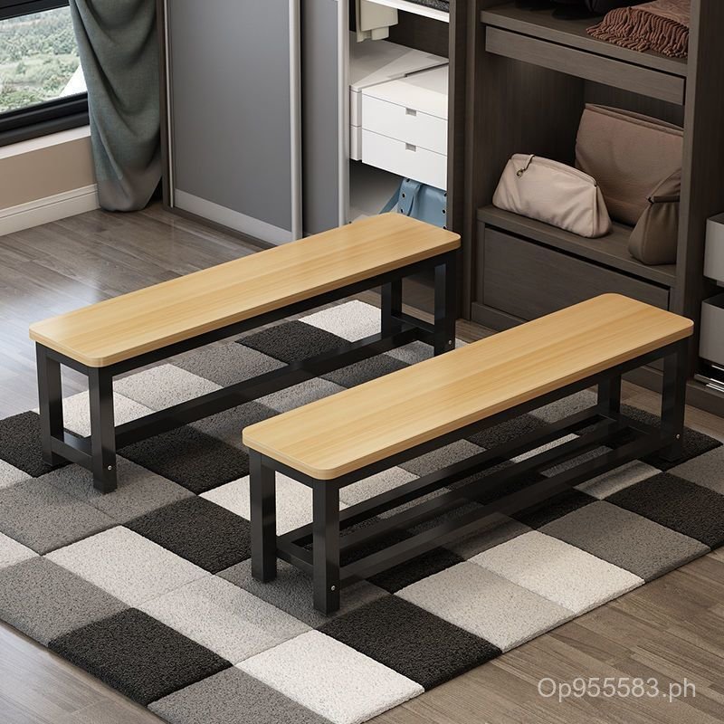 Dining Table Bench Long Bench Stool Dressing Room Clothing Store ...