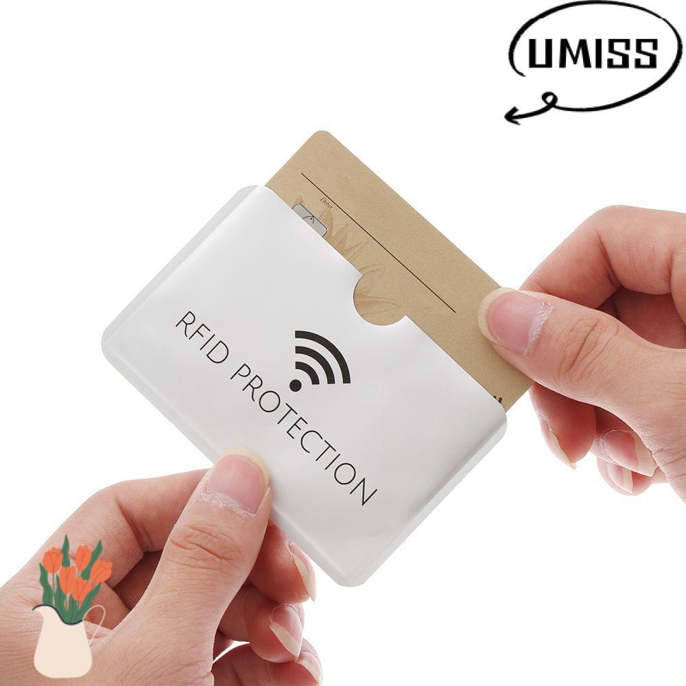 UMISS 10/20pcs Anti Rfid Safety Credit Cards Covers Blocking Reader ...