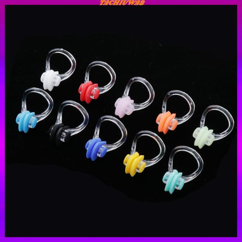 tachiuwa2-10pcs-swimming-nose-clip-plug-swimming-underwater-pool