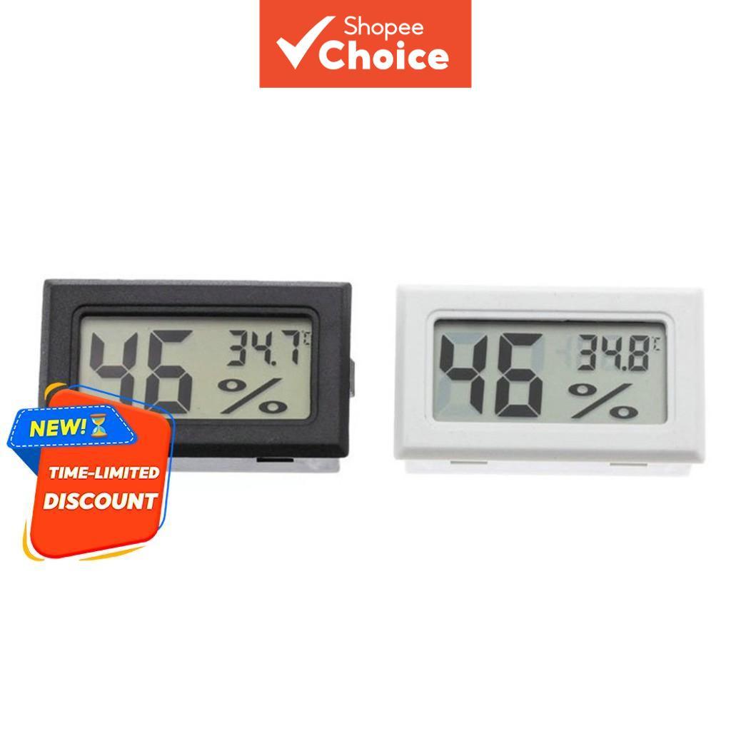 Digital Humidity and Temperature Meter with Batteries, Easy-to-Use for Home and Office | Shopee ...