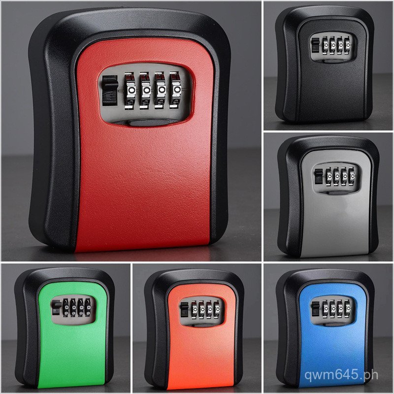 No-Drill Key Box for Entry Door, Temporary Key Storage for Construction ...