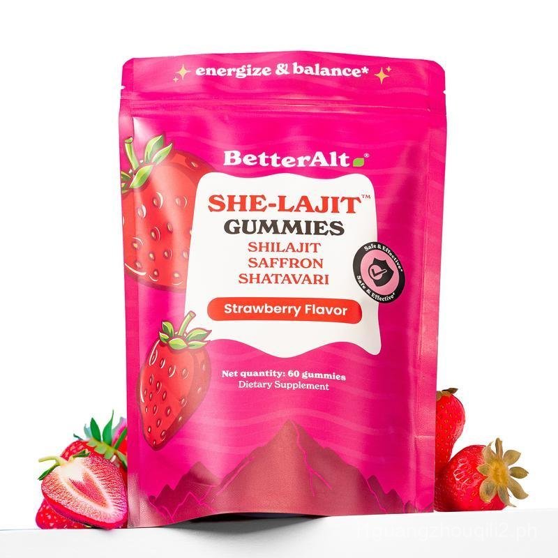 BetterAlt Women SHE-Lajit Gummies | For Energy & Hormonal Balance ...