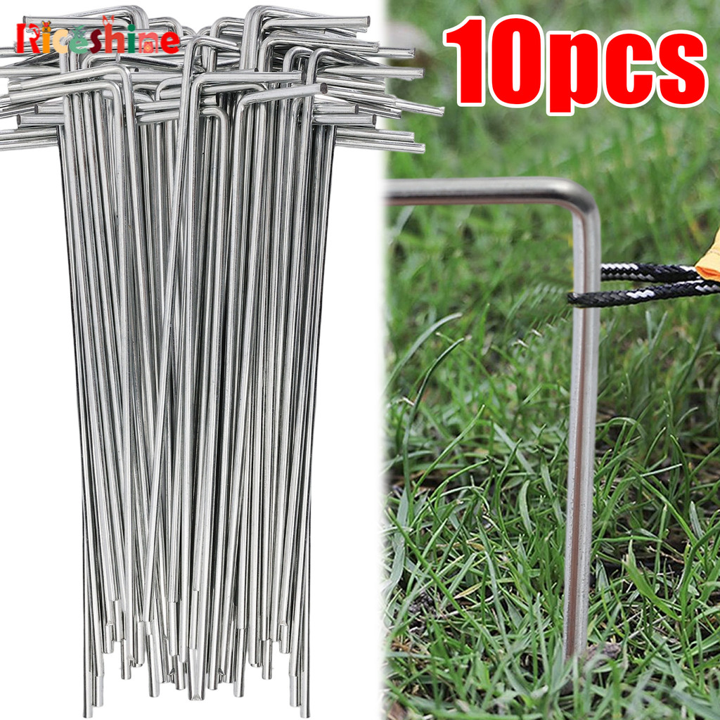 L-shaped High-strength Camping Travel Tent Tack Floor Nails Screw ...