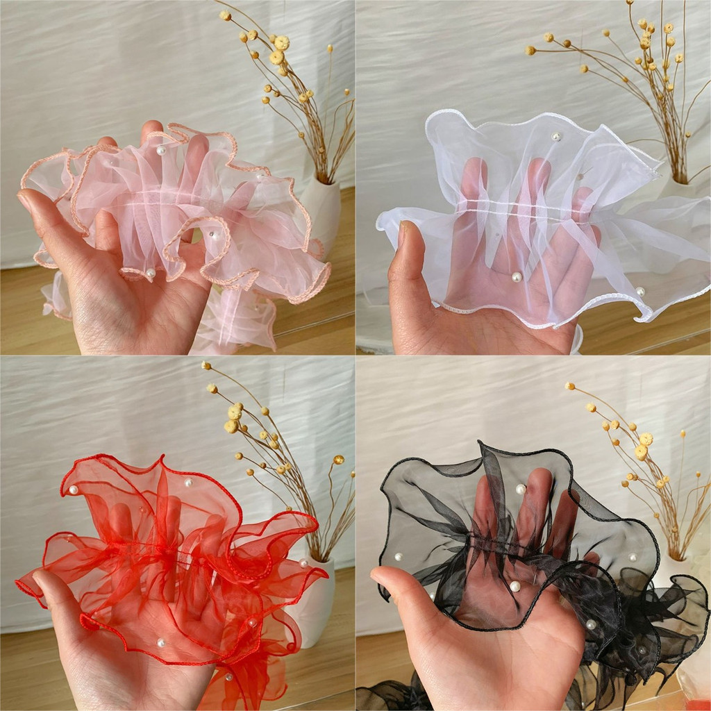 Deluxe Organza Ruffle Lace with Beaded Trimming for DIY Formal Dress ...