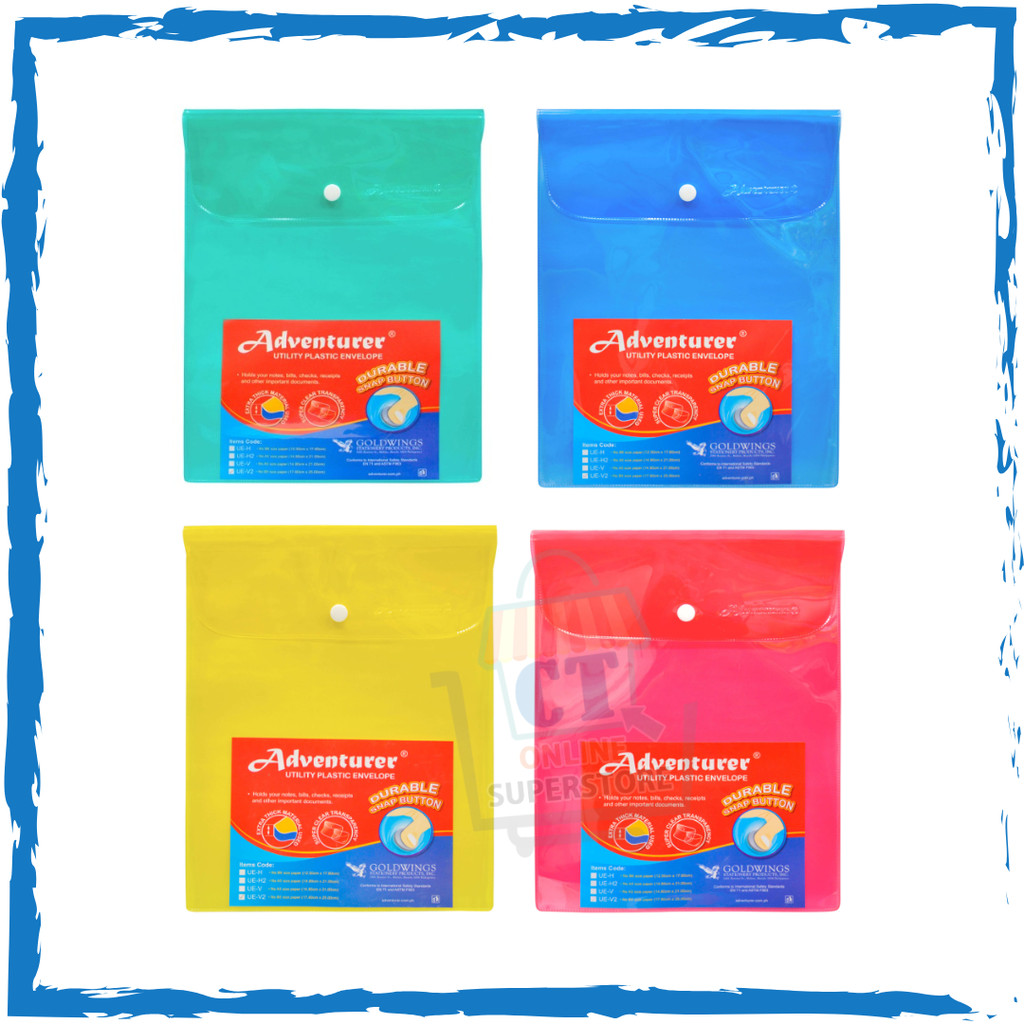 Adventurer UE-V2 Heavy Duty Utility Envelope - Vertical | Shopee ...