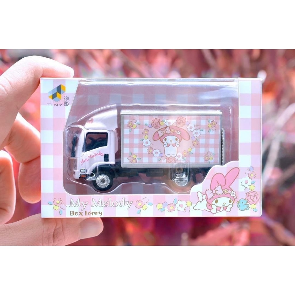 Tiny Micro Shadow Sanrio Sanrio My Melody Truck Transporter 1: 76 Alloy ...