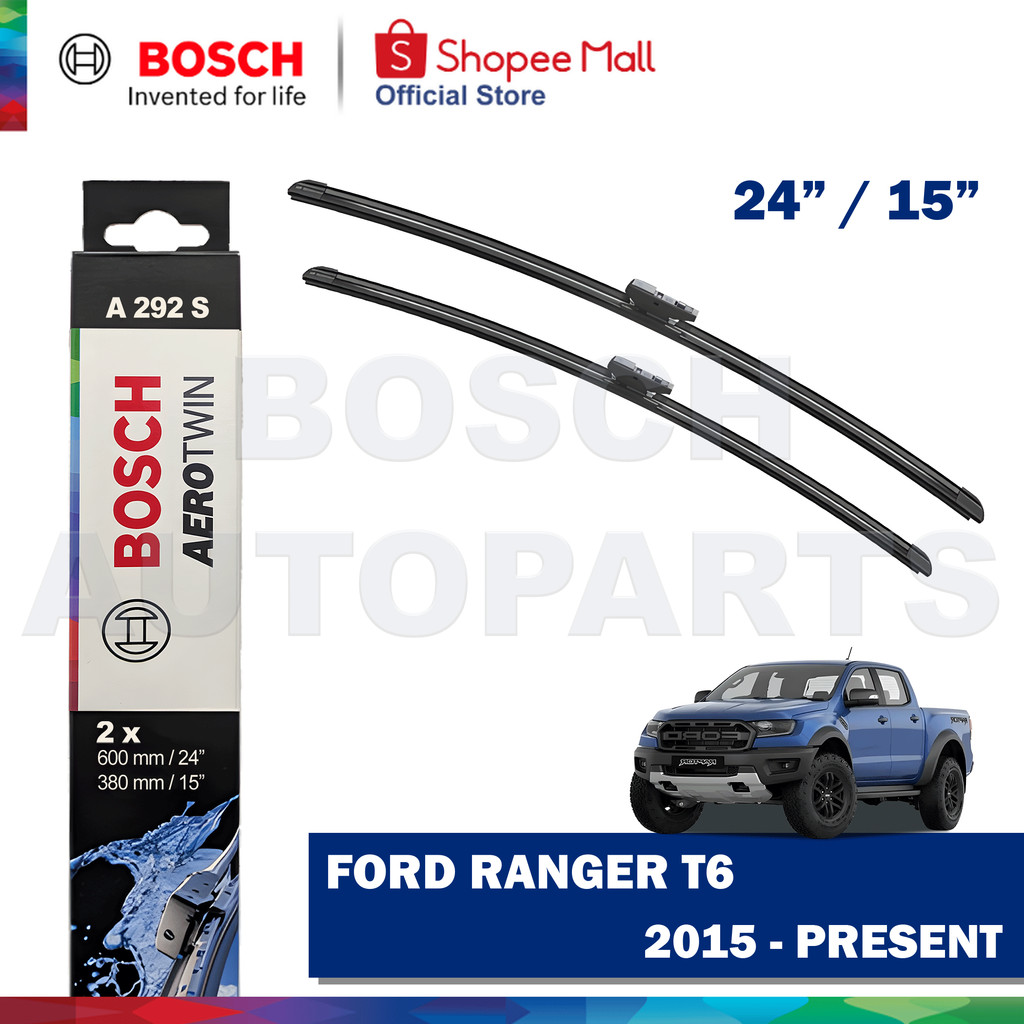 Bosch Aerotwin Wiper OE Set For Ford Ranger T6 2015 to present (24