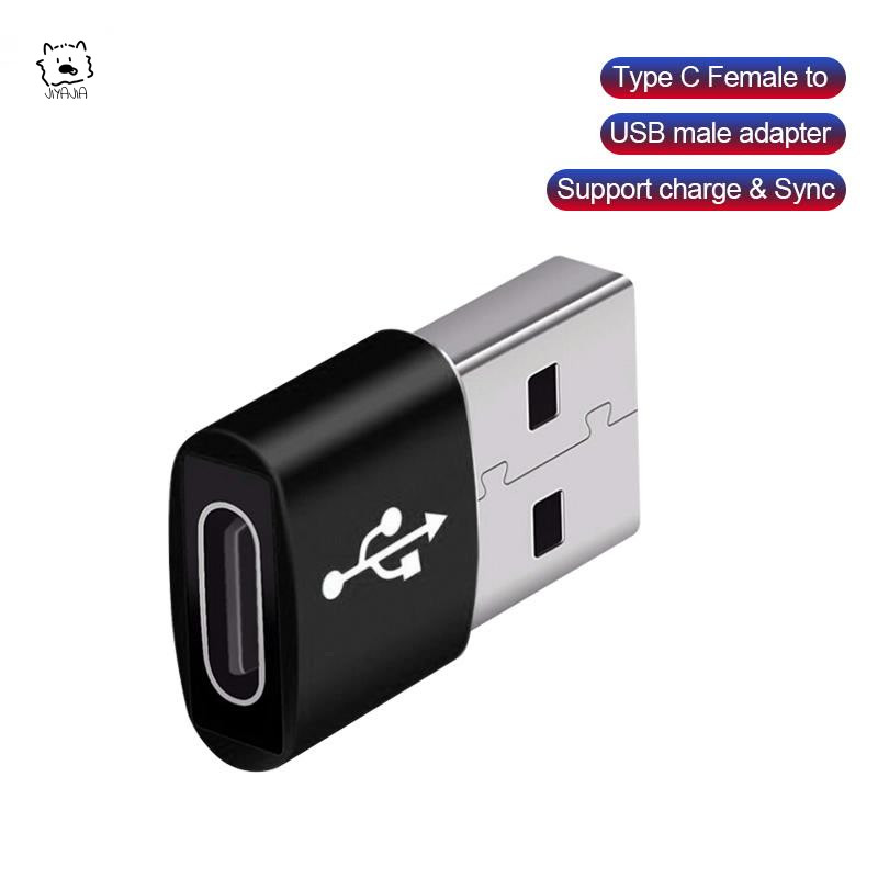 USB Type C Female to Male OTG Adapter Converter for PC Notebook Charger ...