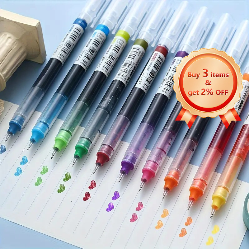 0.5mm Color Sign Pen: Quick drying Gel Pen with Consistent Ink for ...