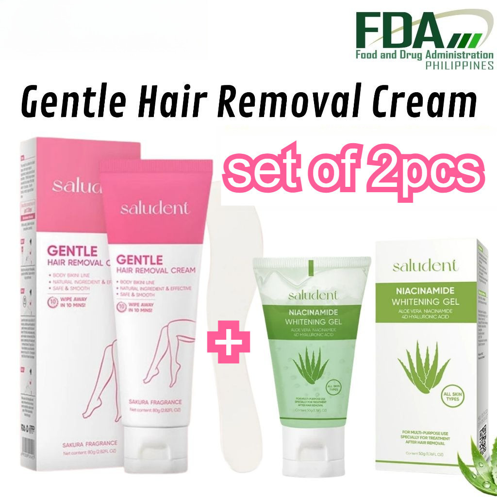 Saludent Hair Removal Cream Body care Gentle Not Stimulating hair 80g ...