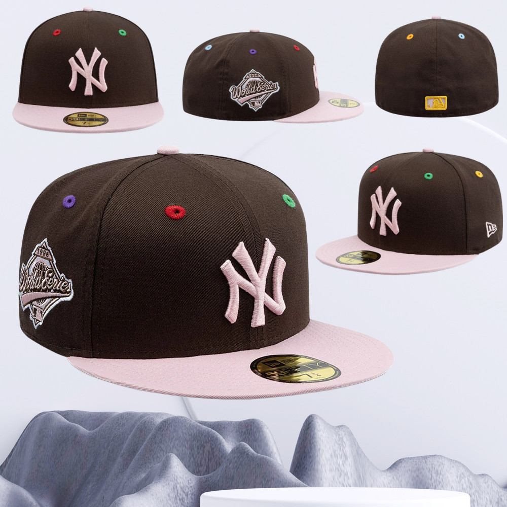 Major League Baseball New York Yankees Smarties Pink Brim Flat Eaves ...