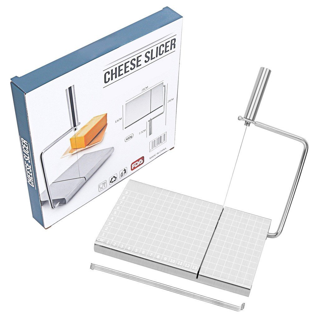 Stainless Steel Multifunctional Cheese Slicer with Scale for Sausage ...