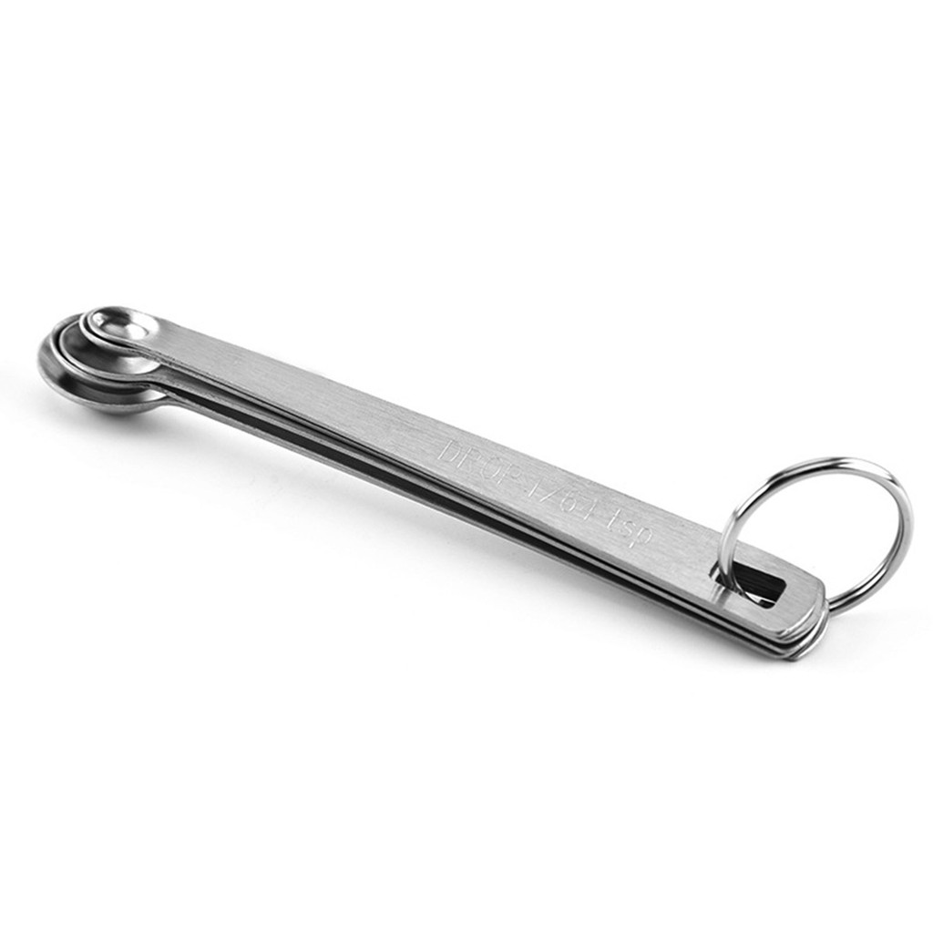 Set Of 5pcs Stainless Steel Mini Measuring Spoons, Teaspoons For ...