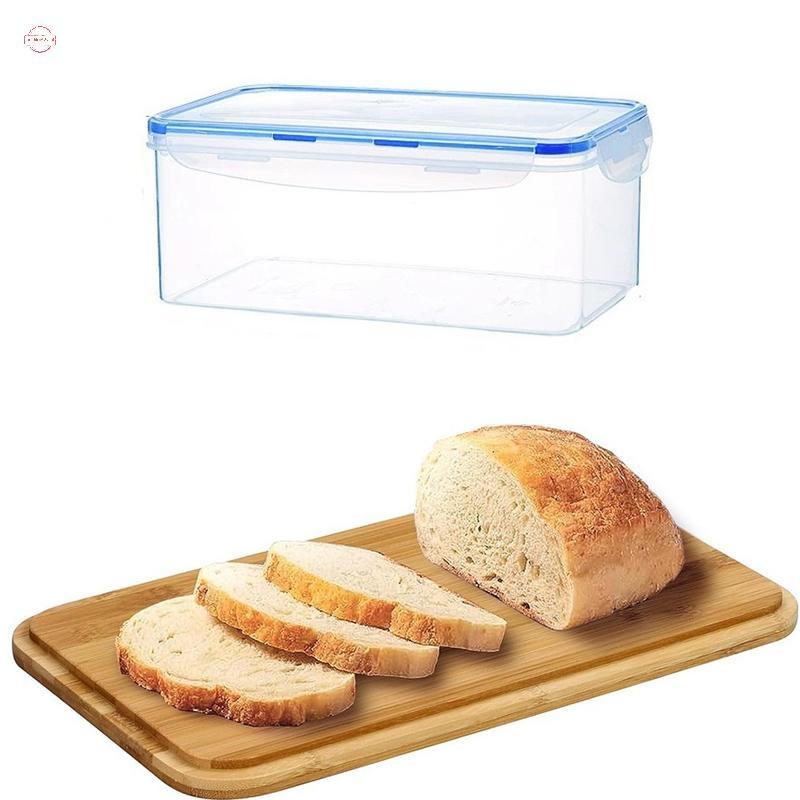 Sun Plastic Bread Storage Box Airtight Food Storage Container Sandwich ...