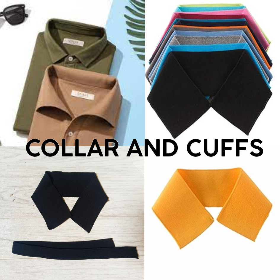 Collar & Cuffs for Polo Shirt | Ribbing | Plain Colors Only ( Ribbed ...