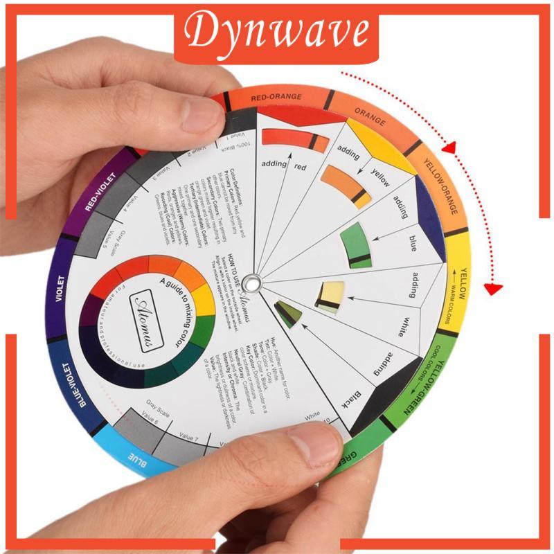 [Dynwave] Pigment Paint Ink Color Mixing Guide Wheel Matching Chart ...
