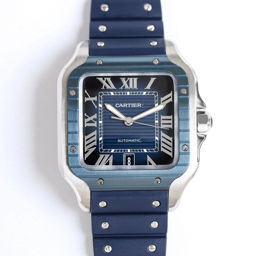 Cartier SANTOS Series Watch Technology Features: 1 ️ Mirror: Sapphire ...