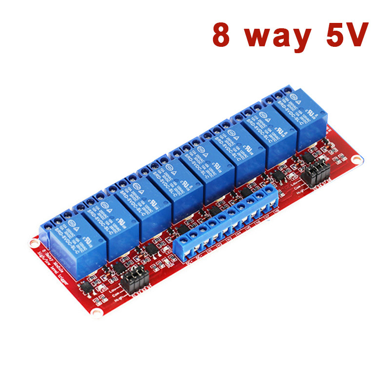 [BFI] High Low Level Trigger Relay Module 1/2/4/8 Channel 5V12V24V Home ...