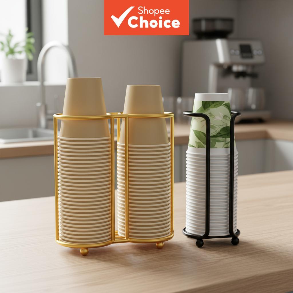 Paper Cup Dispenser, Disposable Cup Extractor, Cup Holder, Desk ...