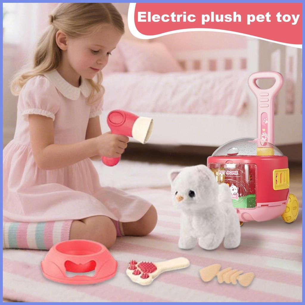 Interactive Toys Electronic Interactive Stuffed Animal Realistic Animal ...