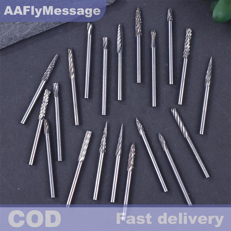 AFIYM Tungsten Carbide Rotary File Hard Alloy Rotary Bur Drill Bit 3mm ...