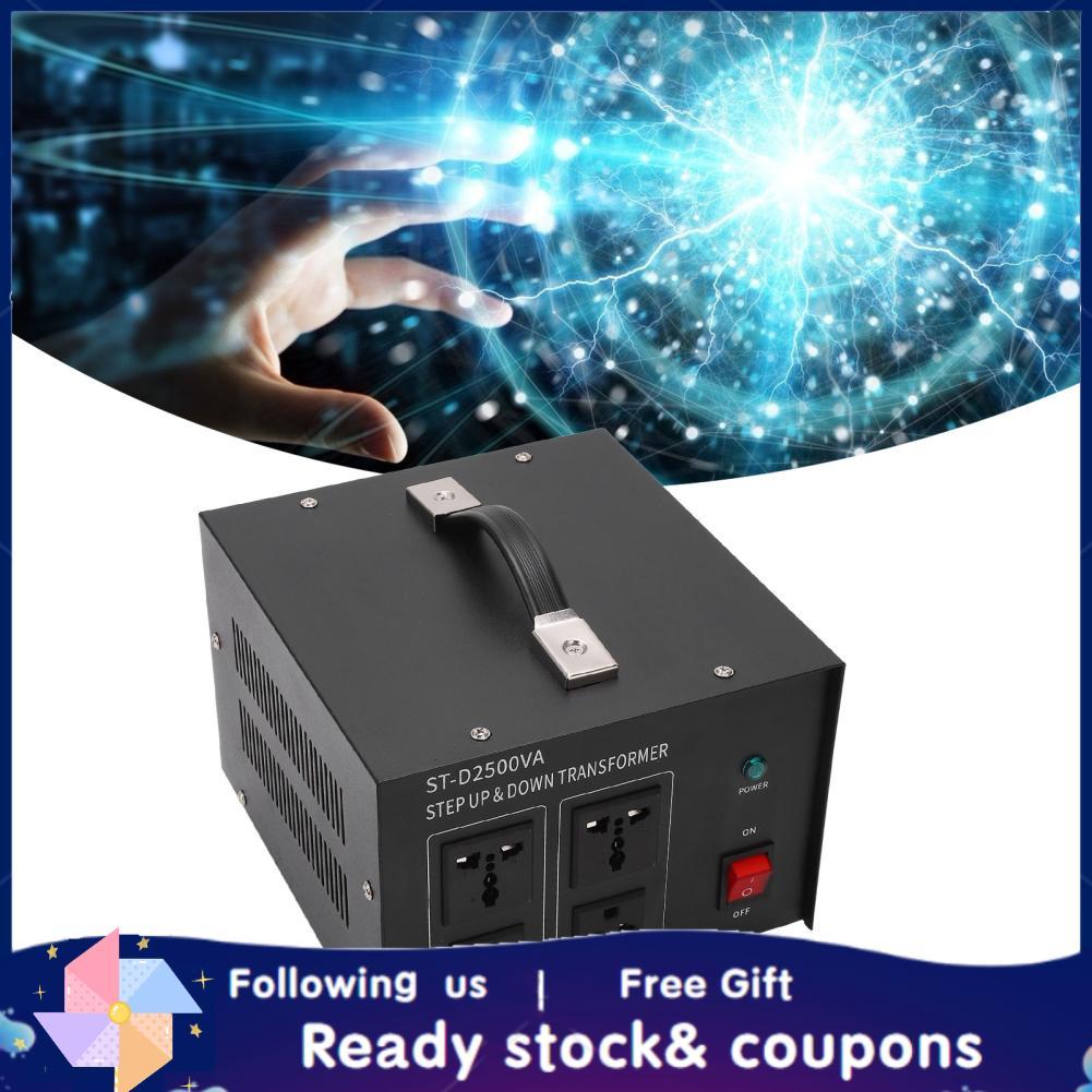 xiyijia Power Converter Universal Portable Voltage Transformer 2500W ...