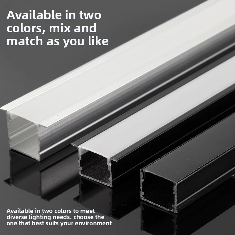 1M LED Aluminum Profile Track V/U/YW Shape Mount Channel System for LED ...