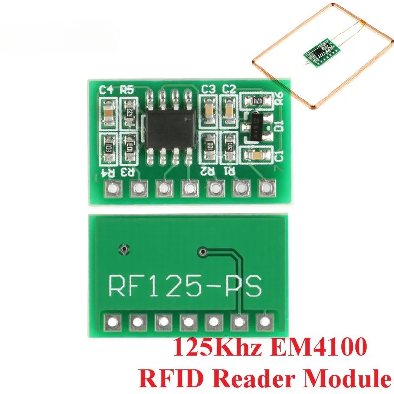 2Pcs/1pc UART 125Khz EM4100 RFID Card RFID Reader Module For Arduino ...