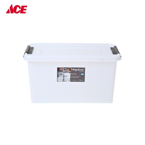 MEGABOX 80L PP Plastic Storage and Organizer Box - Transparent (MG673 ...