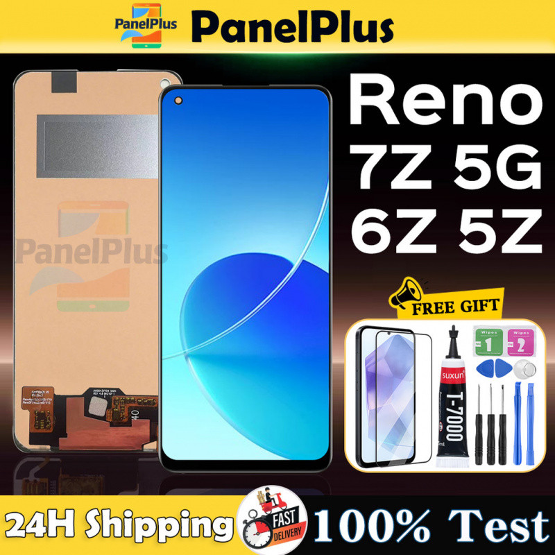 With Frame For OPPO Reno 7Z 6Z 5Z 5G / 8T 4G LCD Display Touch Screen ...