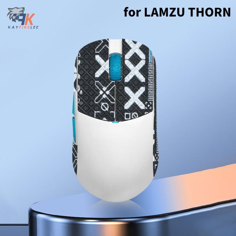(KFL) Non Slip Suck Sweat Mouse Grip Tape Skate Sticker For LAMZU THORN ...