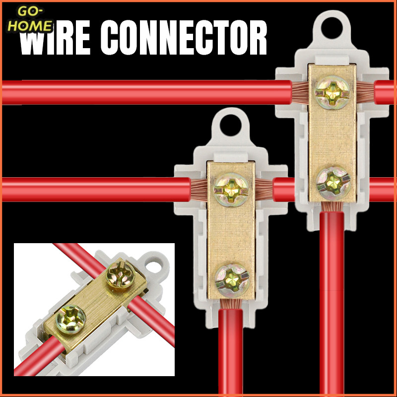 T⚡GO⚡T-shaped Splitter Wire Connector Quick Connect Terminal Soft Hard ...