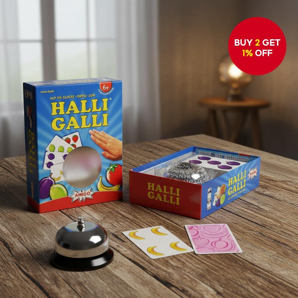 Halli Galli Tabletop Game Quick Reaction Family Party Multiplayer ...