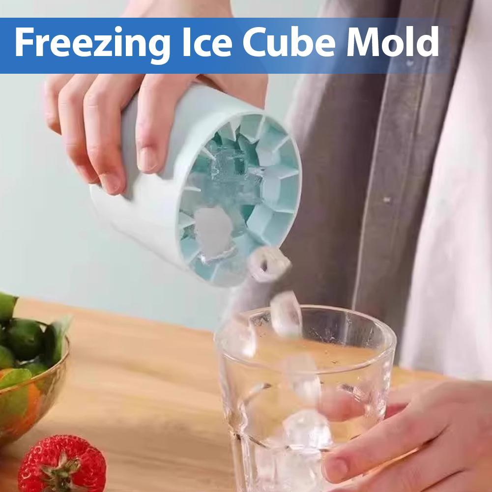 Silicone Ice Maker Molder With Cover Freeze Ice Refrigerator Homemade ...