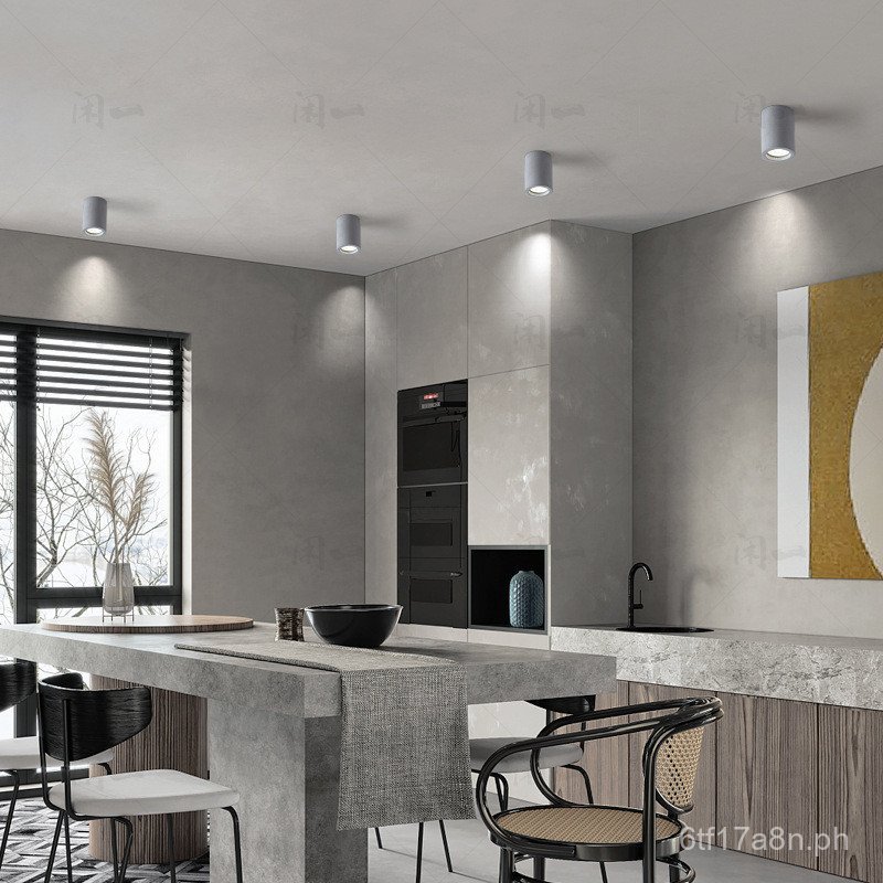 Cement Tube Light Surface Mounted Spotlight led Ceiling Light ...
