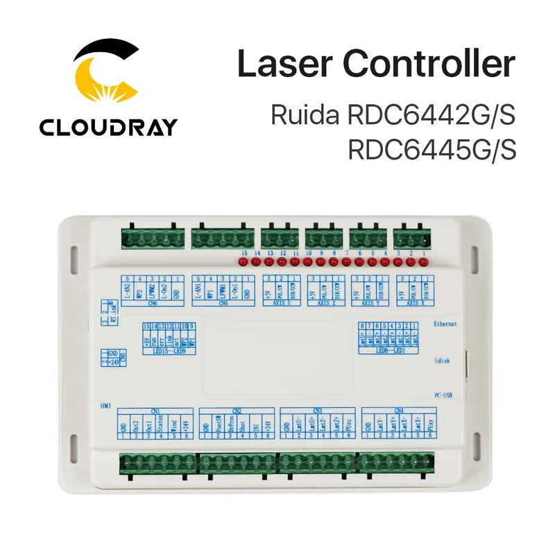 Ruida Mainboard for RD6445G RDC6442G RDC6442S Co2 Laser Controller for ...