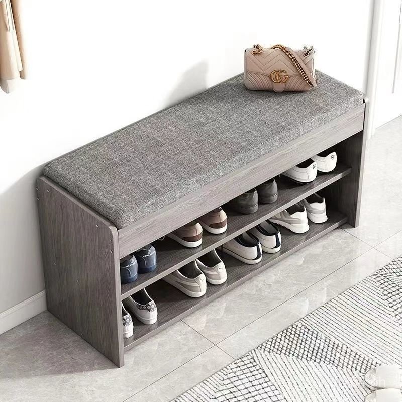 Integrated Shoe Cabinet Entrance Shoe Rack Shoe Bench Sitting Home ...