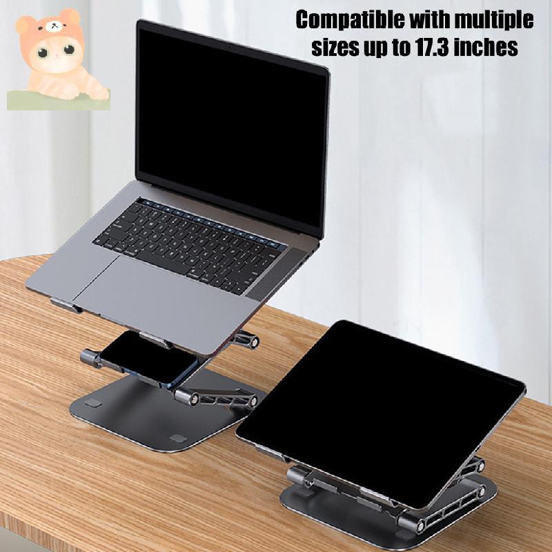 3 Layer Height-Raising Stand 10-17 Inches Adjustable Laptop Stand ...