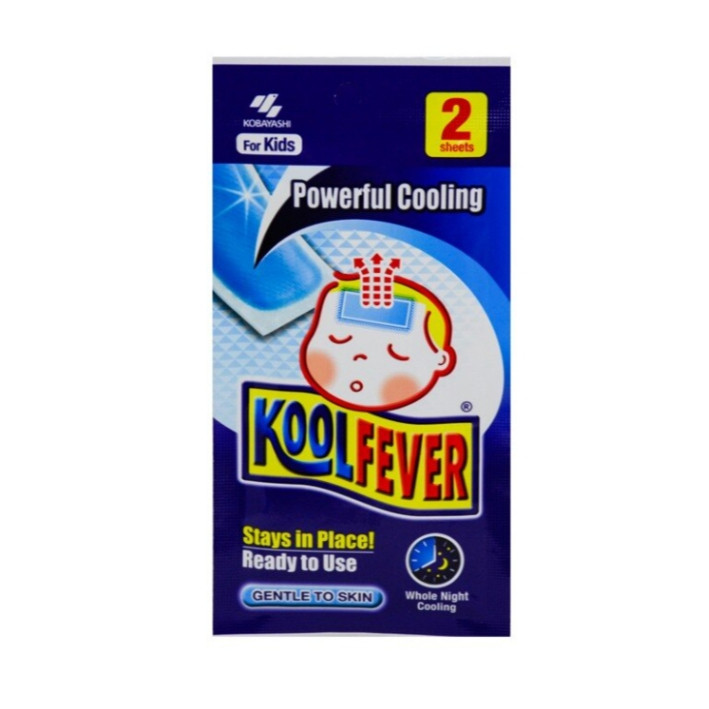 HB SHOP POWER COOLING KOOLFEVER Cooling Gel Infant 2 Sheets/Pack ...