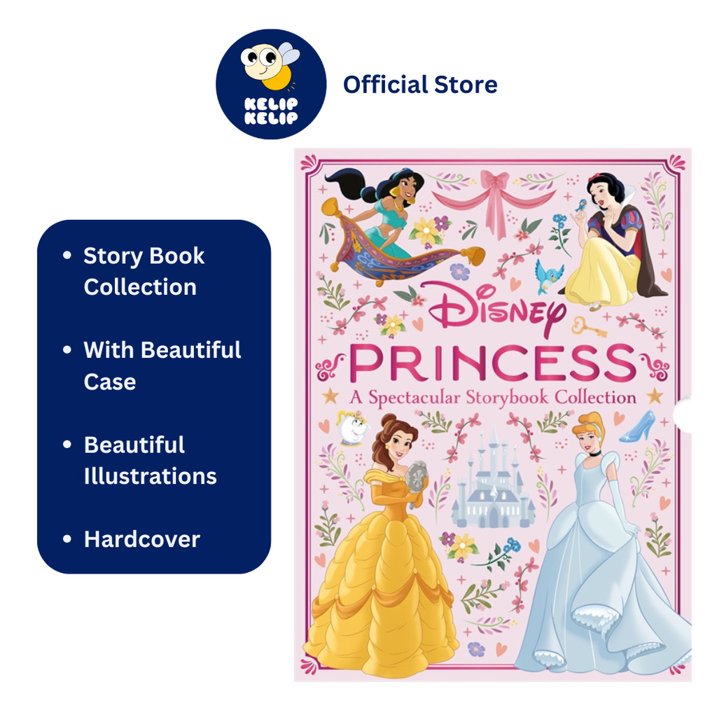 Disney Princess Beautiful Deluxe Treasury Story Book Collection For ...