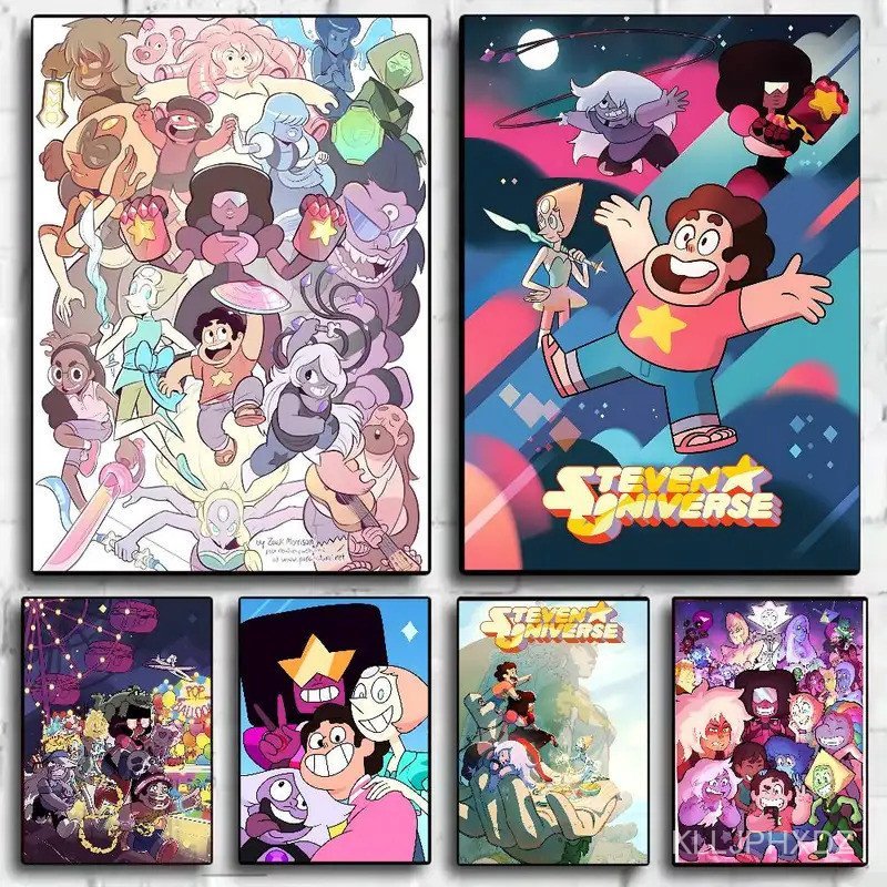 S-Steven Universe Poster HD art wall waterproof home living room ...