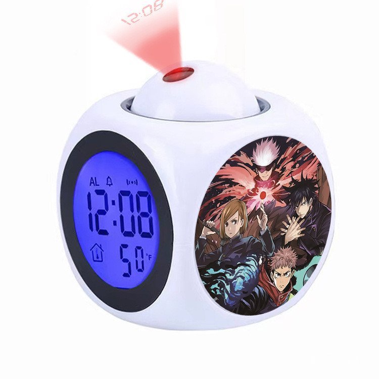 Projection Alarm Clock Creative Cross-Border Source Battle Foreign ...